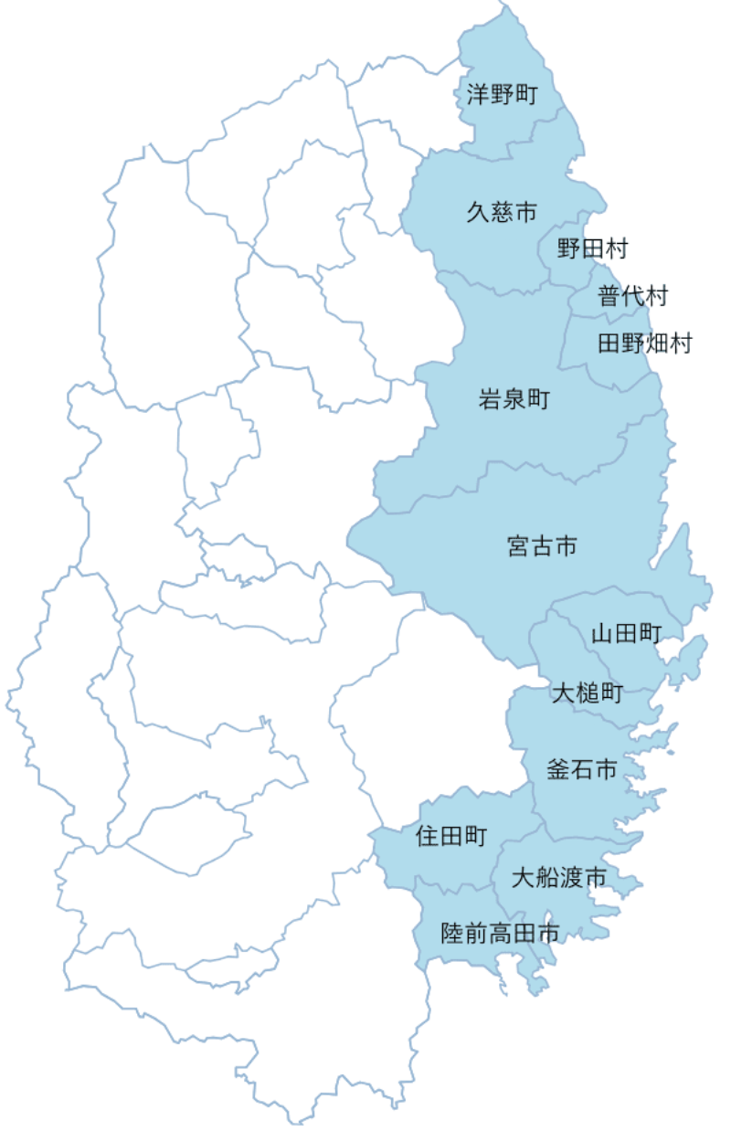 岩手県地図